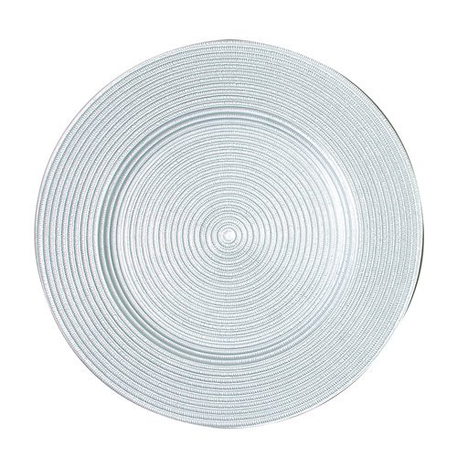 Elegance by Leeber 13" Rope Silver Charger Plate