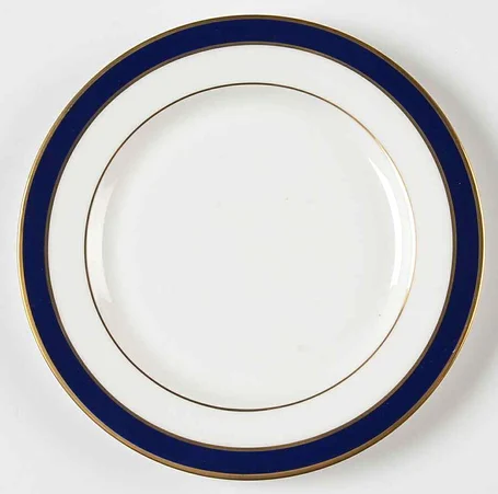 Federal Cobalt Bread & Butter Plate