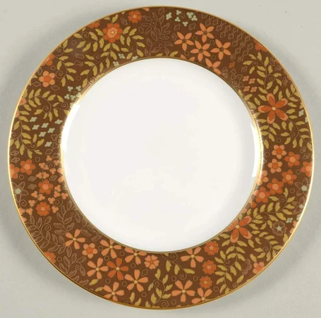 Gilded Tapestry Salad Plate