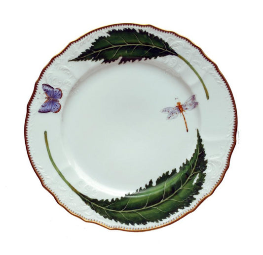 Green Leaf Dinner Plate