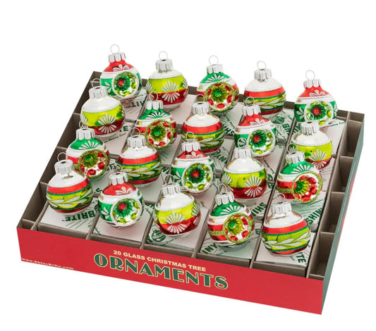 Holiday Splendor 20 Count 1.25" Half Reflector Half Rounds