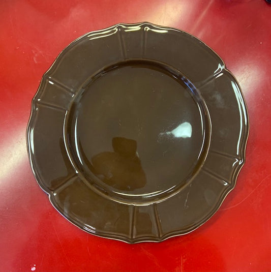 Maintenon Patine Chocolate Charger/Round Platter 12.75"