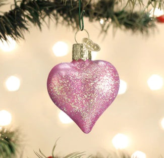 Pink Glittered Heart