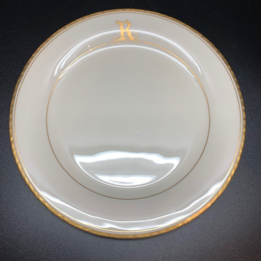 Reflection Dinner Plate w/ Monoram "R"