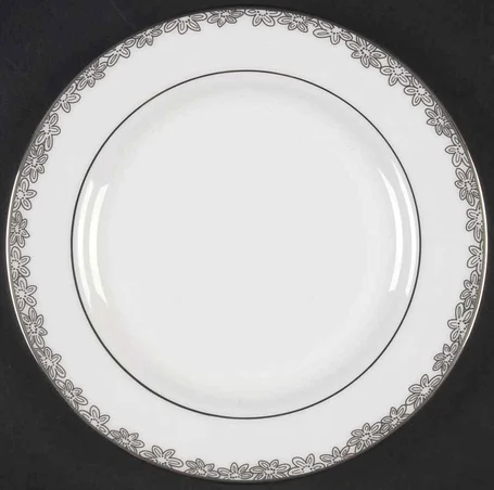 Silver Bouquet Bread Plate