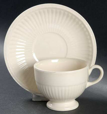 Edme White Tea Cup