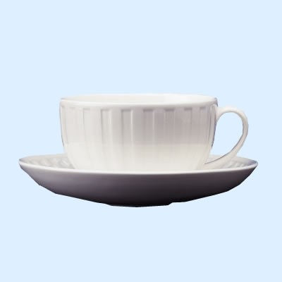 Night & Day Tea Cup Fluted