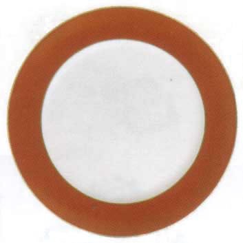 Service Plate Terracotta Band