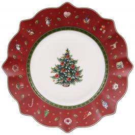 Toy's Delight Salad Plate Red
