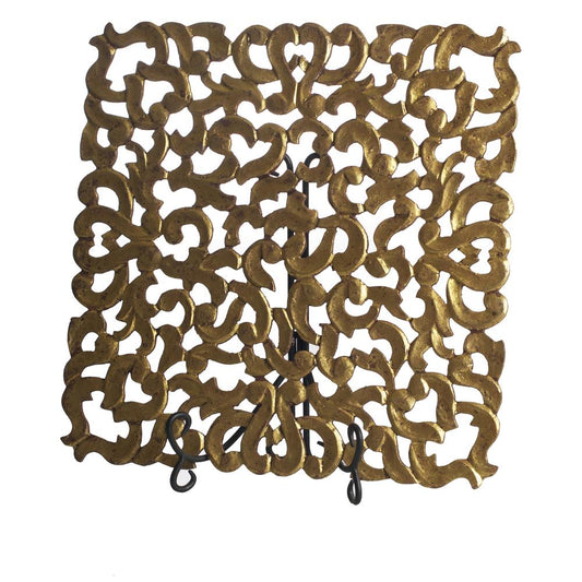 Vendome Placemat Square Gold Leaf Finish 70% OFF