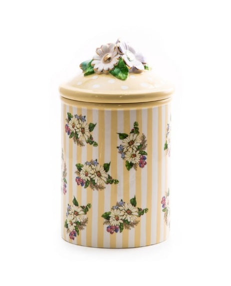 Wildflowers Large Canister - Yellow 70% OFF